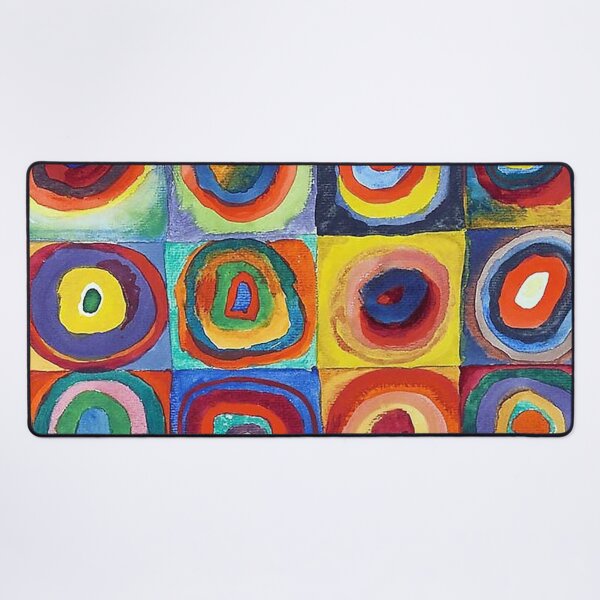 Artikelvorschau, Wassily Kandinsky – Farbstudie, Quadrate mit konzentrischen Kreisen entworfen und verkauft von woodrowcooke.