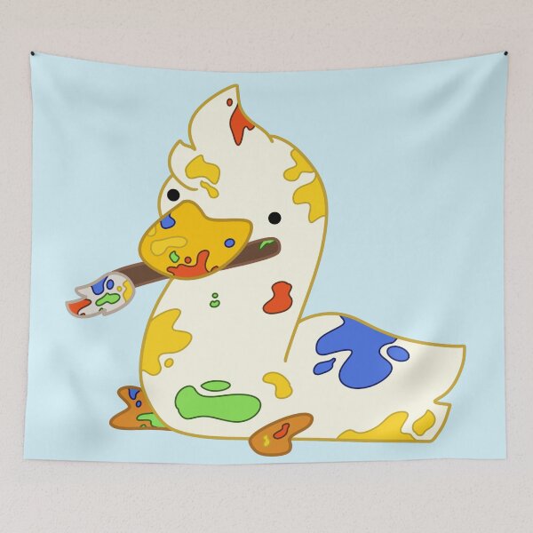 Item preview, Cute Messy Paint Duck designed and sold by LucyLemonn.