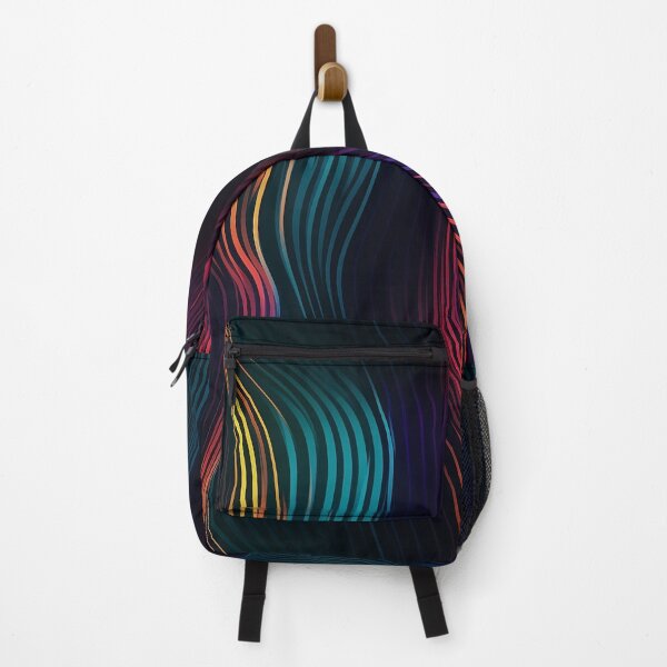 Item preview, Abstract iridescent vertical curves designed and sold by enipra.