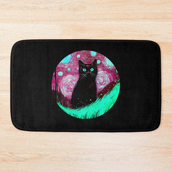 Item preview, Gato estilo van gogh designed and sold by Vangoholic.