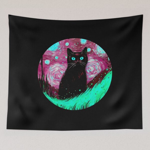 Item preview, Van gogh Style Cat  designed and sold by Vangoholic.