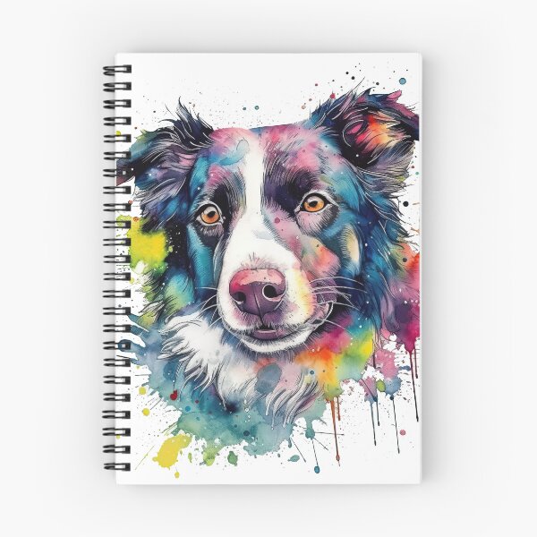 Item preview, Border Collie Watercolor Painting designed and sold by DooodleGod.