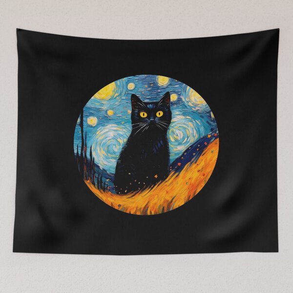 Item preview, Van gogh Style Cat  designed and sold by Vangoholic.