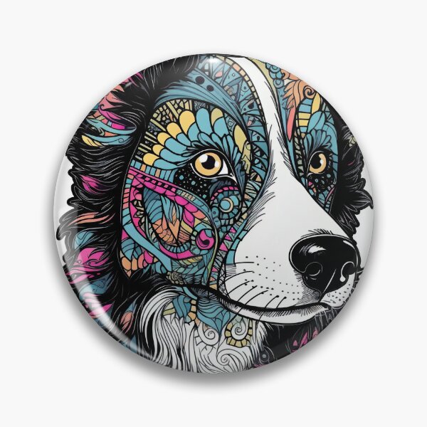 Item preview, Whimsy Woof Co.'s Hand-Drawn Border Collie designed and sold by DooodleGod.