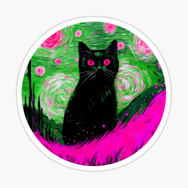 Item preview, Van gogh Style Cat  designed and sold by Vangoholic.