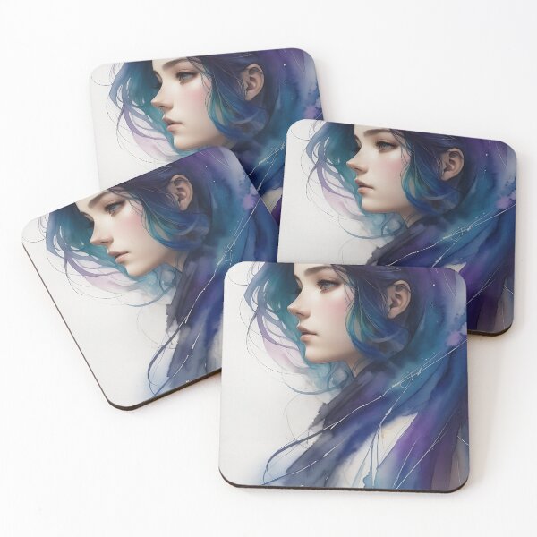 Item preview, Reflections of a unique personality in a realistic anime-style portrait designed and sold by DinonestoPlace.