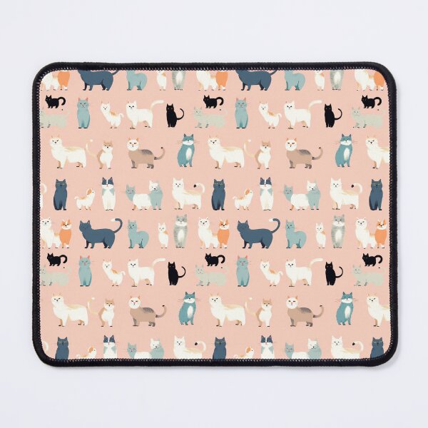 Item preview, Cute Cartoon Cats Illustration Seamless Pattern designed and sold by PatternsFTW.