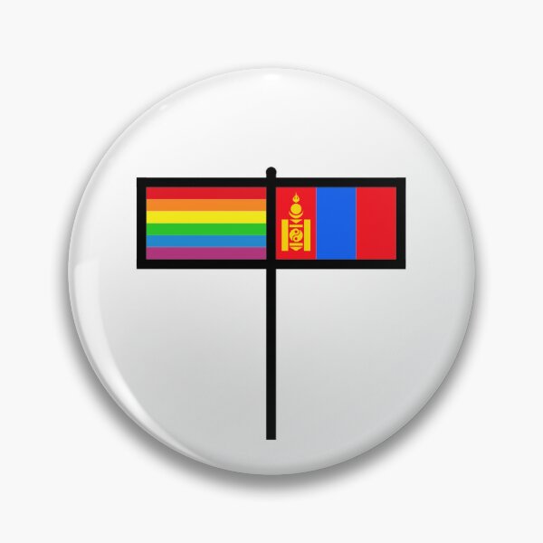 Item preview, Rainbow and Mongolian Flag designed and sold by gayflaglover.