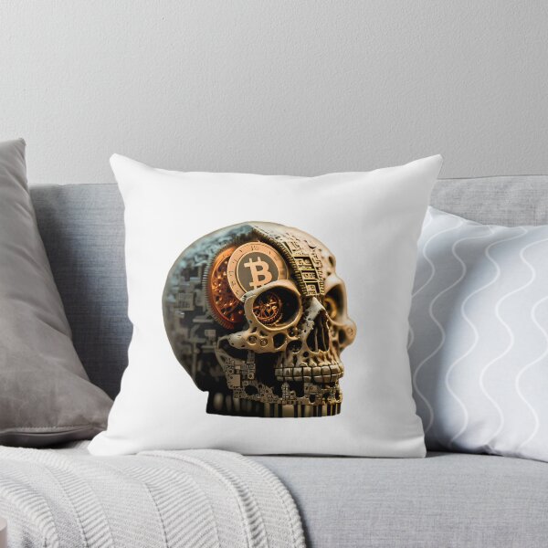 Item preview, bitcoin skull designed and sold by Jhuvel.