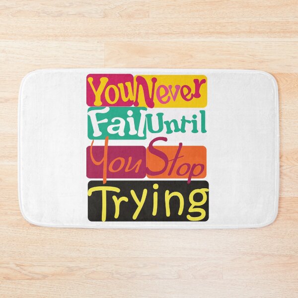 Item preview, You Never Fail Until You Stop Trying designed and sold by Beenalixe.