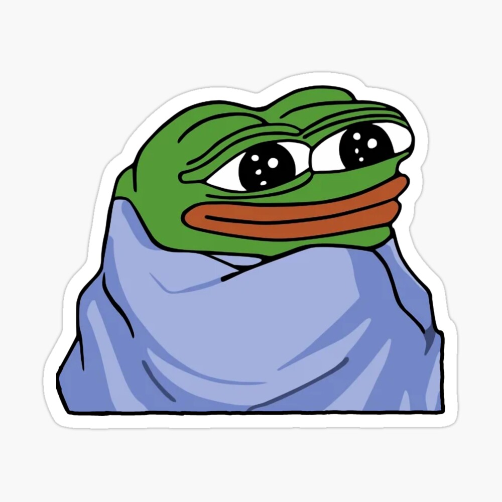 Peepo Blanket - pepeblanket pepega twitch discord frog Art Board