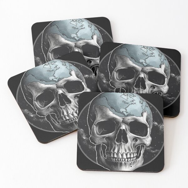 Item preview, Skull-Earth designed and sold by NaloAI.