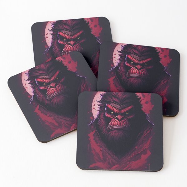 Item preview, The fierce spirit of the crimson gorilla designed and sold by DinonestoPlace.