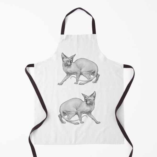 Item preview, Sphinx cat. Black and white drawing designed and sold by DziubaVlad.