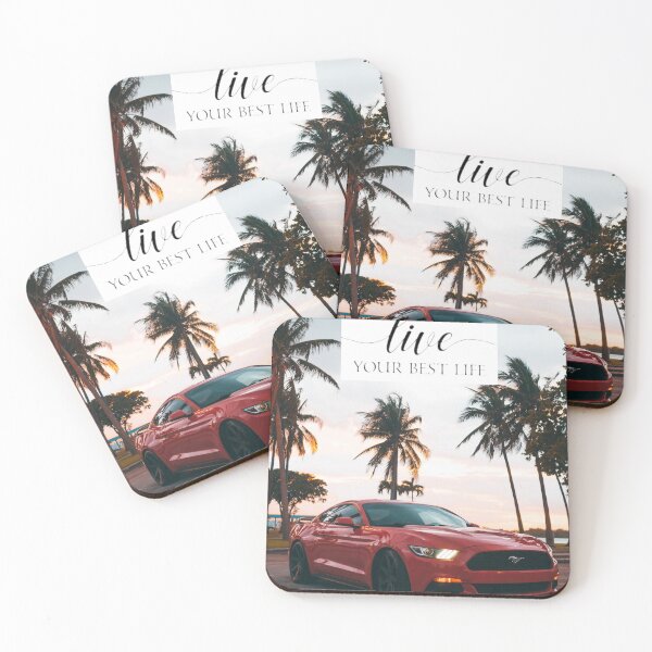 Item preview, Hot summer, palm trees and a powerful car designed and sold by ArtistryHQ.