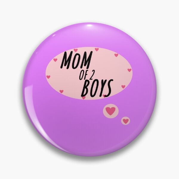 Item preview, MOM OF 2 BOYS designed and sold by RendoRed.