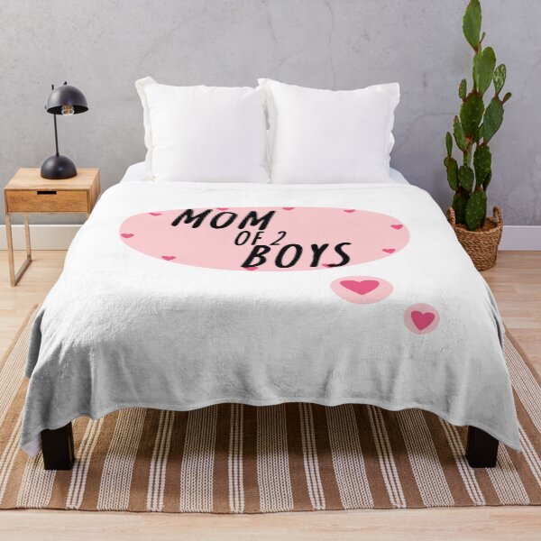 Item preview, MOM OF 2 BOYS designed and sold by RendoRed.