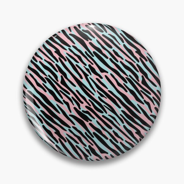 Item preview, Neon Zebra - Pink and Blue designed and sold by Una Somerville.