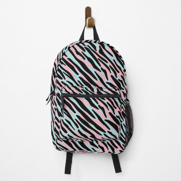 Item preview, Neon Zebra - Pink and Blue designed and sold by Una Somerville.
