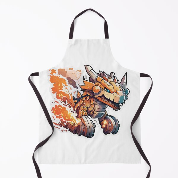 Artikelvorschau, Mech-Drache, Orange1 entworfen und verkauft von Fantasy Masterpiece.