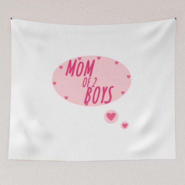 Item preview, MOM OF 2 BOYS designed and sold by RendoRed.