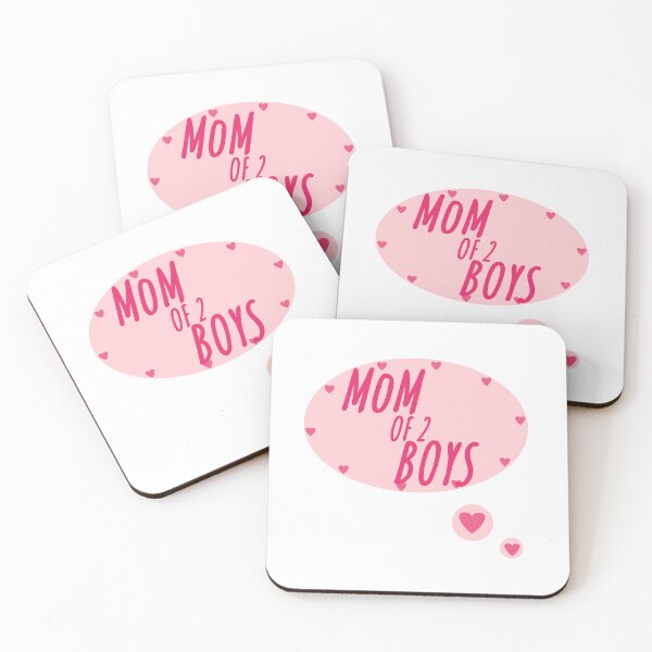 Item preview, MOM OF 2 BOYS designed and sold by RendoRed.
