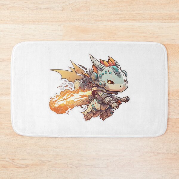 Artikelvorschau, Mech-Drache, Orange 2 entworfen und verkauft von Fantasy Masterpiece.