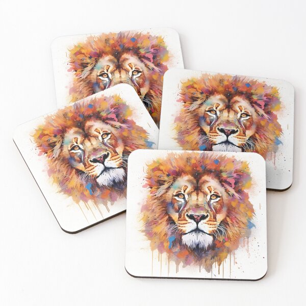Item preview, Paint Splatter Lion - Digital Art designed and sold by SnoopyTF.