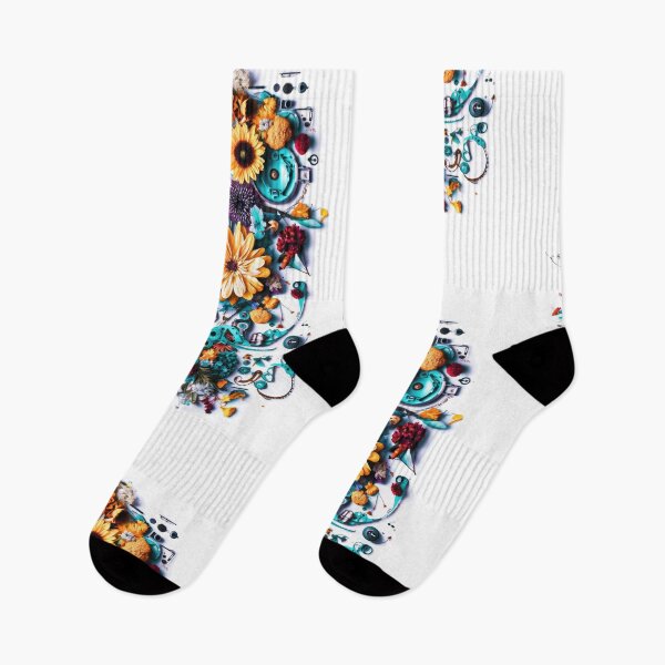 Item preview, Cyberpunk Flowers - Futuristic Flora Design Collection designed and sold by MaxMagnuson.