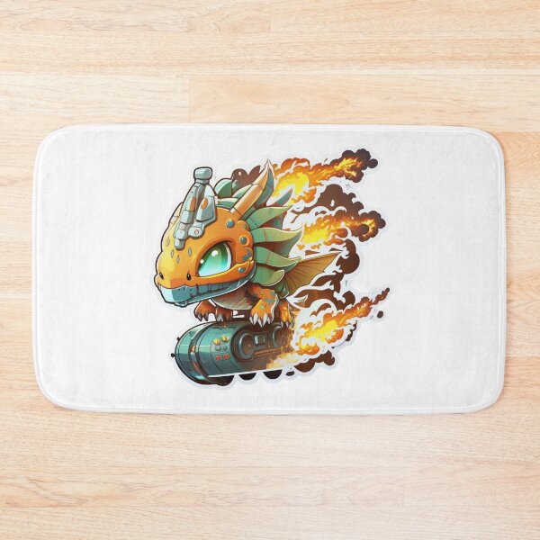 Artikelvorschau, Mech-Drache, Orange 4 entworfen und verkauft von Fantasy Masterpiece.