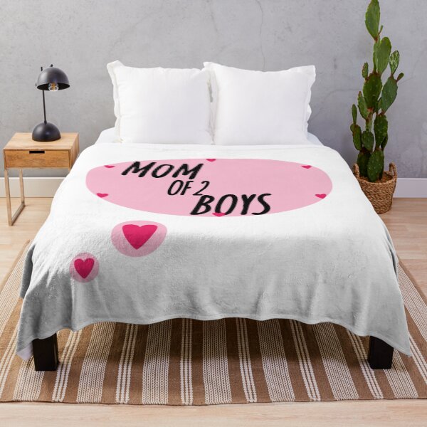 Item preview, MOM OF 2 BOYS designed and sold by RendoRed.