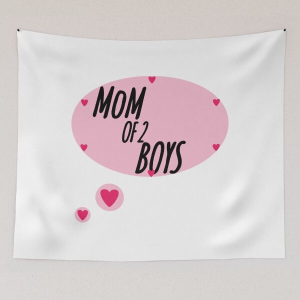 Item preview, MOM OF 2 BOYS designed and sold by RendoRed.
