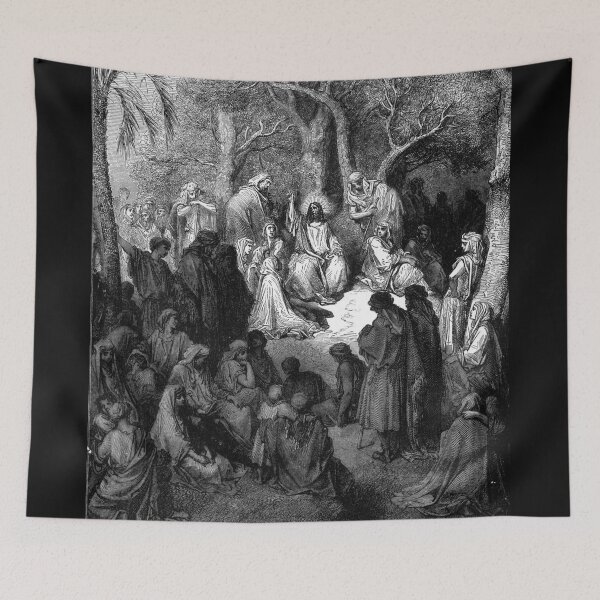 Item preview, The Sermon on the Mount - Gustave Dore designed and sold by forgottenbeauty.