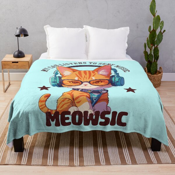 Item preview, My cat listens to sexy music - funny saying designed and sold by VichallanStudio.