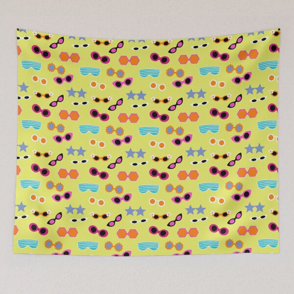 Item preview, Cool Sunglasses - Neon Yellow designed and sold by Una Somerville.