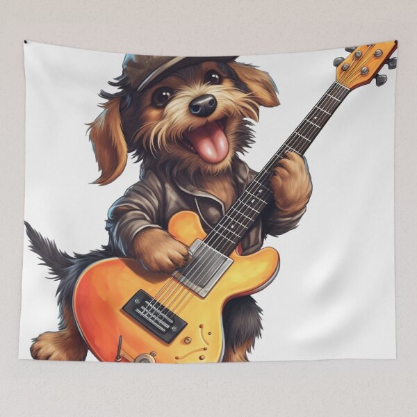 Item preview, Pawlee the Poppin' Yorkie Mutt designed and sold by Alanna Rose Realm.