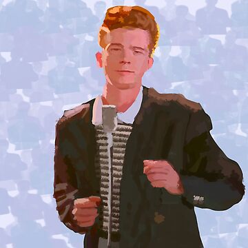 Rickroll (Drawn with Rickrolls) | Sticker