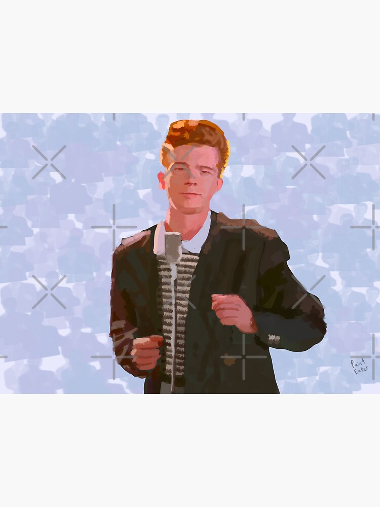 Rickroll (Drawn with Rickrolls) | Sticker