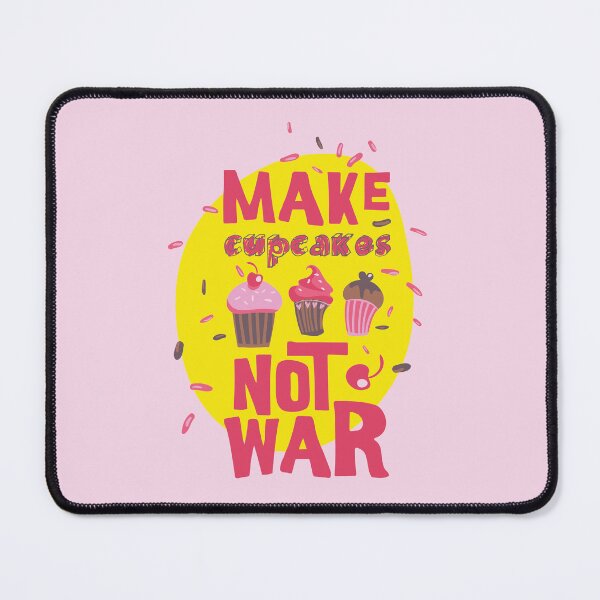 Item preview, Make Cupcakes Not War designed and sold by thesircurly.