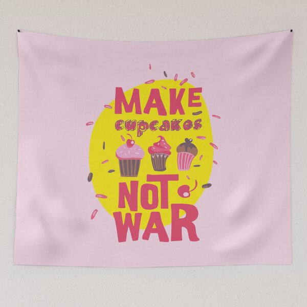 Item preview, Make Cupcakes Not War designed and sold by thesircurly.