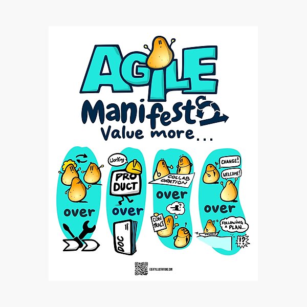 Artikel-Vorschau von Agiles Manifest – Kartoffelversion ohne BG, designt und verkauft von eSeaty.
