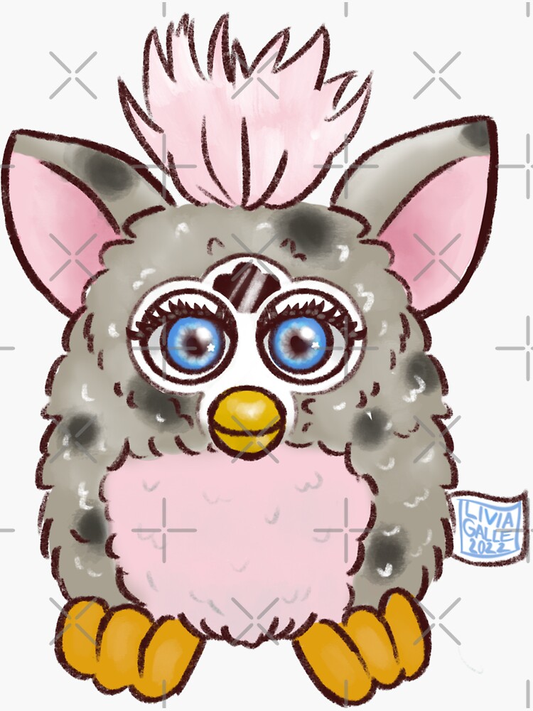 The New Furby 2023 - Tie Dye Sticker for Sale by CuteHeartCaty