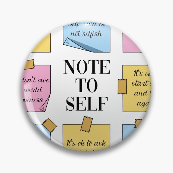 Item preview, Note to Self designed and sold by SmashtonMakes.