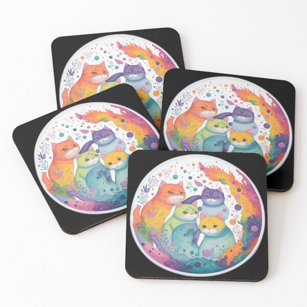 Item preview, Meowcrobiology - Adorable Feline microbes frolic in a petri dish designed and sold by ElLocoMus.