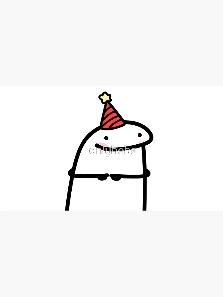 Happy Birthday Flork Meme Funny Cake: vetor stock (livre de