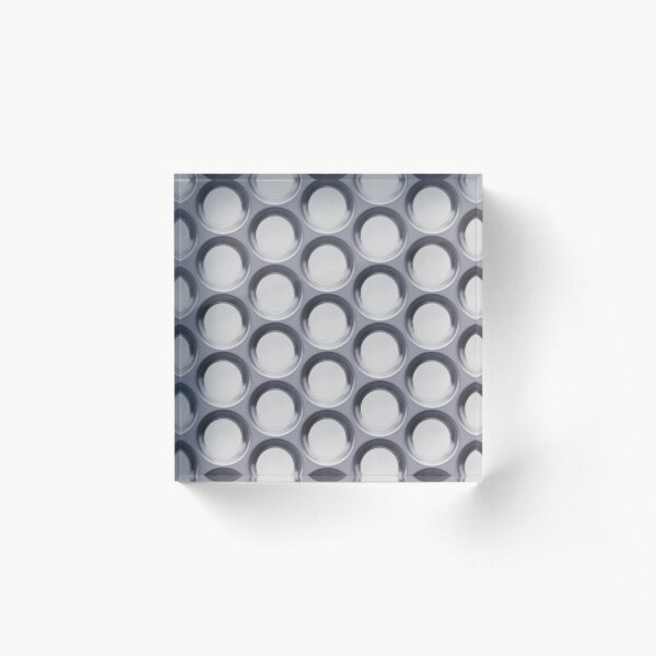 PILL PACKET PATTERN Acrylic Block
