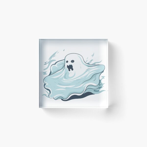 Artikelvorschau, Scared Ghost Aufkleber, Blatt Scared Ghost entworfen und verkauft von kalindiStore.