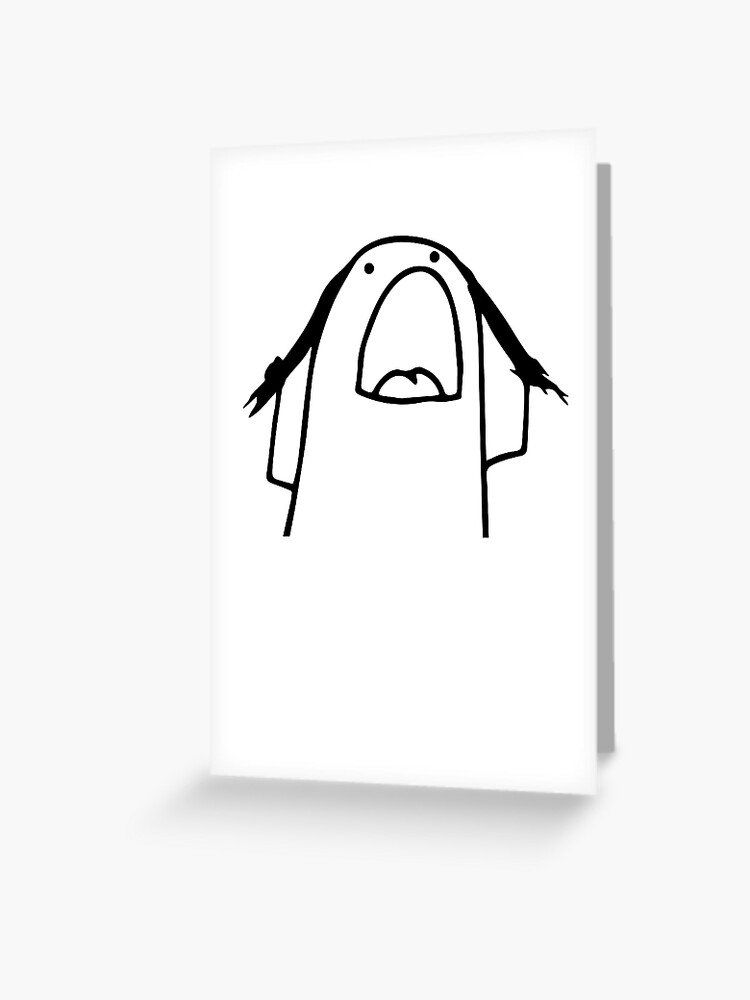 Good Flork Meme Greeting Card by florkmeme