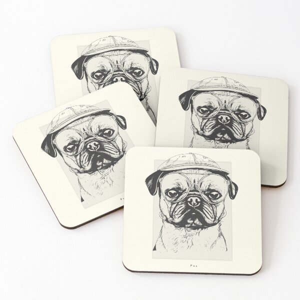 Artikelvorschau, Pug Digital Sketch Drawing Illustration entworfen und verkauft von rafaeltto.