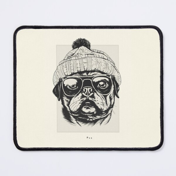 Artikelvorschau, Pug Digital Sketch Drawing Illustration entworfen und verkauft von rafaeltto.